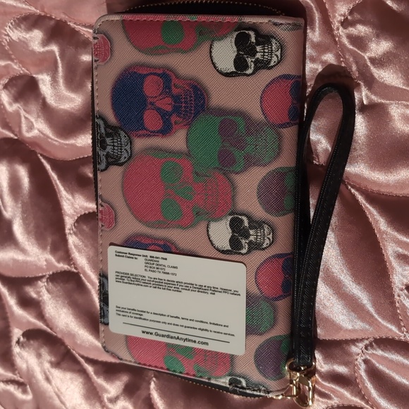 Betsy Johnson Colorful Skull Wallet - Picture 6 of 6